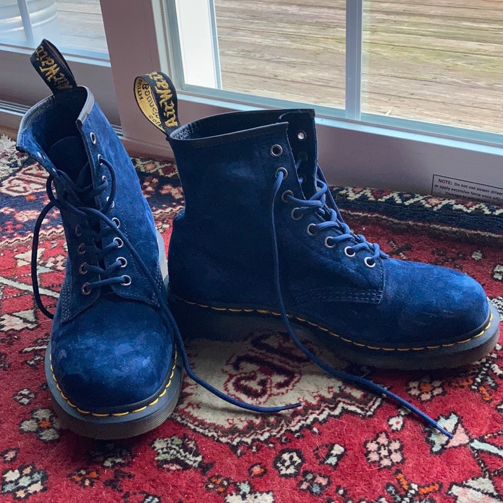 Blue Dr. Martens